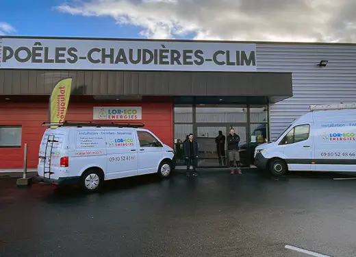 photo extérieure du chauffagiste Lor-éco énergies à Toul